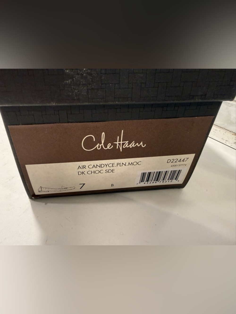 Cole Haan NikeAir Collab Candyce Brown Suede Loafers Sz 7 Box Flats Moccasin - Picture 9 of 9